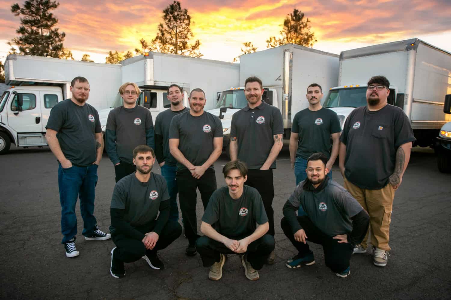 Professional moving team with trucks ready for local and long-distance moves.